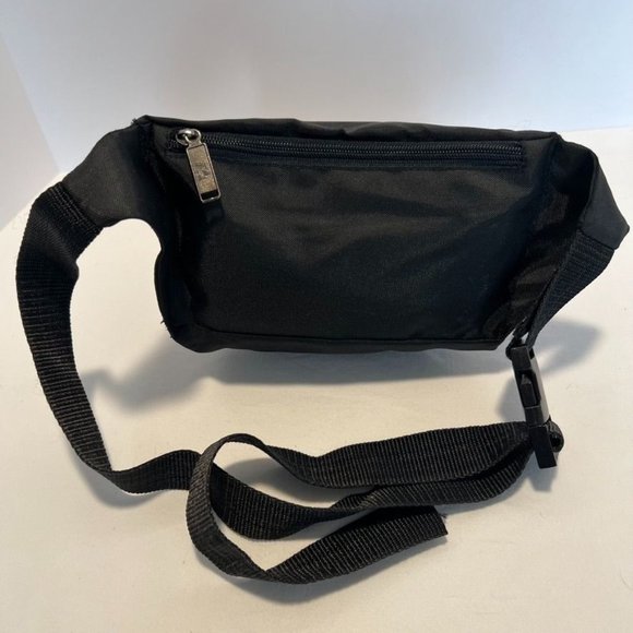Starter Black Nylon Fanny Pack Adjustable Waist, one size, sport waistpack - Picture 2 of 8